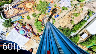 Falcon's Fury On Ride POV 5K 60fps Busch Gardens Tampa August 2023