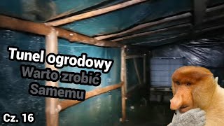 Tunel ogrodowy - w środku. Biała Podlaska