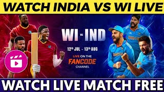 WATCH INDIA vs WEST INDIES FOR FREE || IND vs WI LIVE