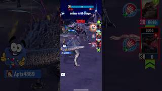 Mortem Rex and his teamates hit the Mortem Rex boss in Night Raid shorts (Jurassic World alive)