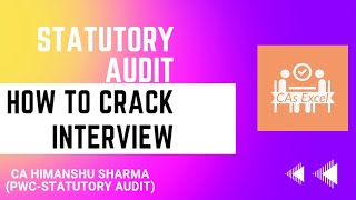 What are Statutory audit questions, profile & experience| ICAI campus| #big4 #cajobs #camonk