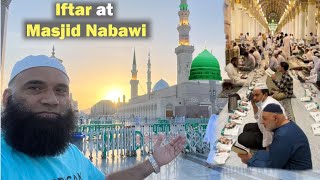 Iftar at Madinah in Masjid Nabawi 2022  🇸🇦  افطار  في المسجد النبوي