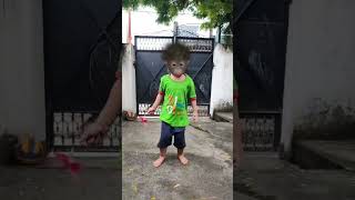 Aha tamatar bade mazedaar🍅🌺🍌🍼🐵🤣😅😂#monkey #kidssong #funny #monkeybaby #dance #aaryavnaagar #dj #cute