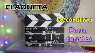 Claqueta TARJETERO 🎬