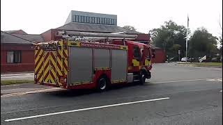 Leigh's Pump Returning to station - Greater Manchester Fire and Rescue Service