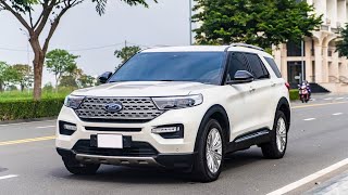 Sang Như Mỹ | Ford Explorer 2021 Trắng nhập khẩu Hoa Kỳ Đi Cực Sướng, Cực Êm, Cực Mượt.