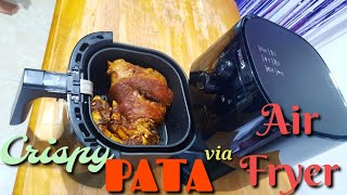 CRISPY PORK RECIPE - How to cook CRISPY PATA using Air Fryer! so SIMPLE! 😍