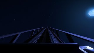 Planet Coaster: The Epic Wooden RollerCoaster POV Night