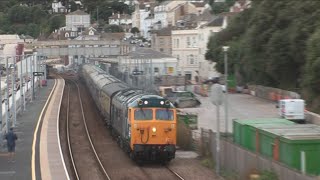 Vintage Trains Charter to Plymouth.. 50050 Fearless and 47773.. 24/08/2022