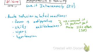 Amphotericin B Toxicity