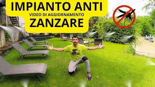 ELIMINARE le ZANZARE Iimpianto fai da te !!!(video aggiornamento)