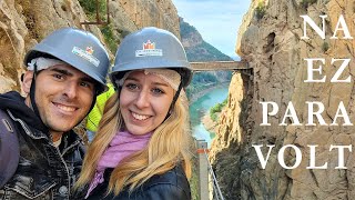 EXTRÉM séta a szurdok felett 100 MÉTERREL - Caminito del Rey - Dél-Spanyol trip #5