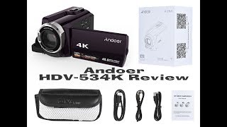 Andoer HDV-534K Camcorder review