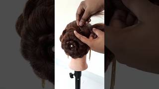 Wedding hairstyle for long hair #shorts #ytshorts #shortfeed #youtubeshorts #shortviral #bridal