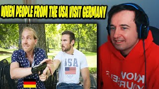 When people from the USA visit GERMANY (REACTION!!)