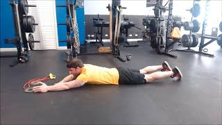 Build a Strong Upper Back and Shoulders with Superman Row | Bodyweight Training Exercises