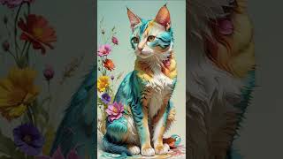 Wonderful abstract cats 4