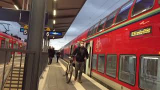 Ausstieg aus einer RB 22 nach Frankfurt(Main) Hbf  über: Hofheim(Taunus), Frankfurt-Höchst