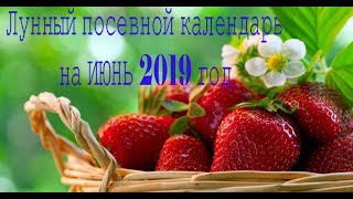 Лунный посевной календарь на июнь 2019 год