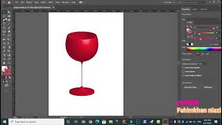 How To Make WIne Glass In Adobe Illustrator/3D Illustration/Adobe Illustrator