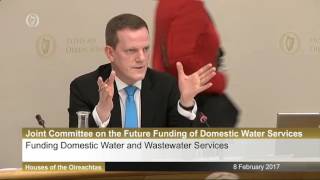 Alan Farrell Fine Gael TD asks Scottish Water about how it detects leaks