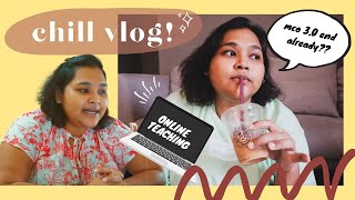 Weekly Vlog ✨Chill Vlog - online teaching and cooking