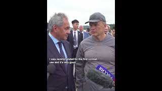 Russia's Shoigu visits SU-57 fighter jet at Airshow China with Legendary Russian pilot Sergey Bogdan