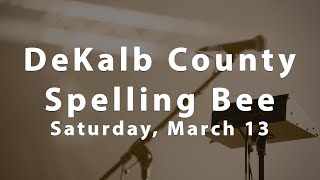 DeKalb County Spelling Bee (March 2021)