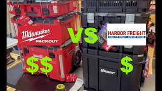 Harbor Freight vs. Milwaukee Packout Comparison