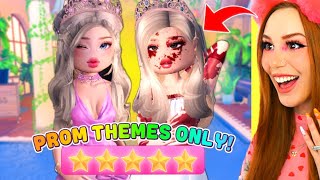 Buying PROM ONLY Themes in Dress To Impress! Roblox DTI Outfits and Hacks!