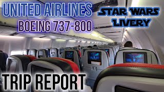 TRIP REPORT | United Airlines Boeing 737-800 STAR WARS LIVERY (EWR-CLE)