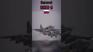 US A-10 Thunderbolt II vs RUSSIA SU-25:  WHICH IS BETTER? #shorts