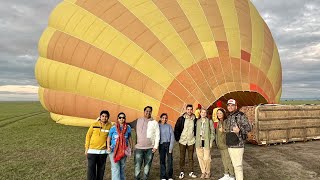 Kenya ke Masaimara me humara Hot air balloon safari  #vlog #kenya #travelvlog #indian #masaimara