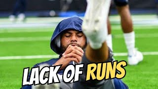 DAK PRESCOTT FINALLY ADMITS HIS LACK OF RUN ITS BAD VERY BAD