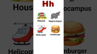 H alphabet words with picture I #ytshorts #video #viral ####