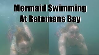 Mermaid Swim at Batemans Bay! (Mertailor Guppy and Goanna Creations Fabric Tails)