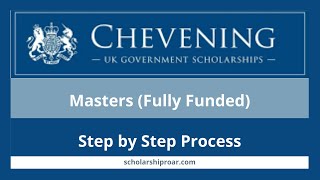 How to fill the Chevening application form|| step by step guide