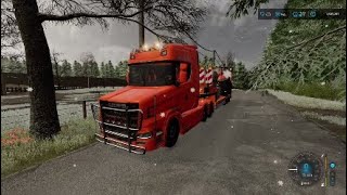 Finishing the garden project/cleaning garden project/transporting machinery |Public Work |Fs22 |Ps4