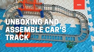 Unboxing and Assemble Track with Car