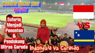 Euforia Menjadi Pendukung Ultras Garuda di Pertandingan Timnas VS Curacao diStadion PakanSari Bogor⚽