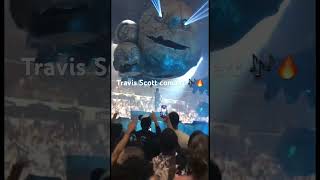 Travis Scott at concert I’m about to try to hop on the stage