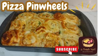 cheesy and fluffy pizza pinwheels recipe | Surprise your guests with this easy recipe