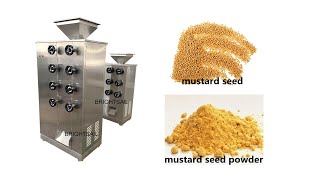 Roller Crusher Machine Mustard Seed Grinding Machine Seeds Pulverizer