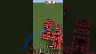 minecraft TNT heart trick 🥰 #short #shortfeed #minecraftshorts #parrot #heart #opphacks