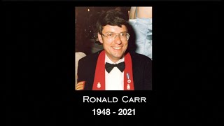 Remembering Ron Carr: A Tribute to an Exceptional Husband, Father, Gramps and Friend