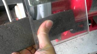 how to sharpen lawnmower blades