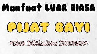 Pentingnya Pijat Bayi - Bisa Dilakukan  Dirumah