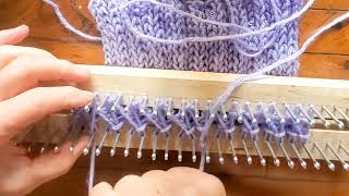 The Answer Lady's Loom Knitting Flashcards: ribbing on a double knitting loom