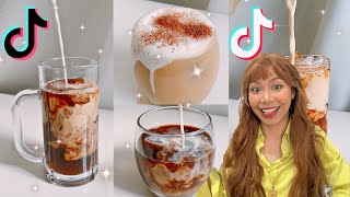 I tried to make Tiktok home cafe drinks but with instant coffee ☕