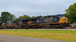 CSX 507 Leads Rerouted Doubled Up CSX E302 - 08-08-24